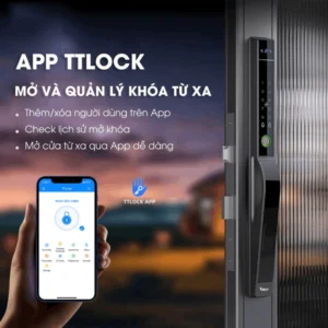 Khóa Cửa Thông Minh Face ID Cửa Nhôm Ximex X6C-TT( TTLOCK)