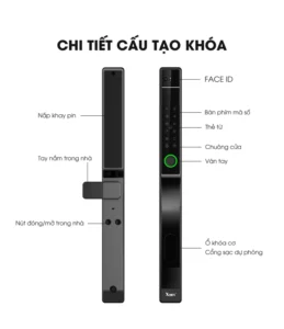 Khóa Cửa Thông Minh Face ID Cửa Nhôm Ximex X6C-TT