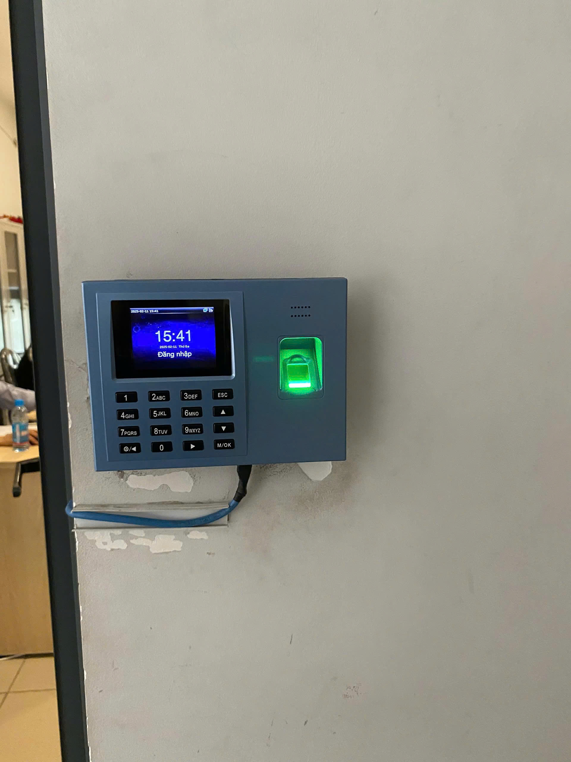 Máy Chấm Công Vân Tay Zkteco 9300Pro_1