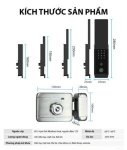 Khoá Cửa Sắt Vân Tay Ximex XC11 PRO