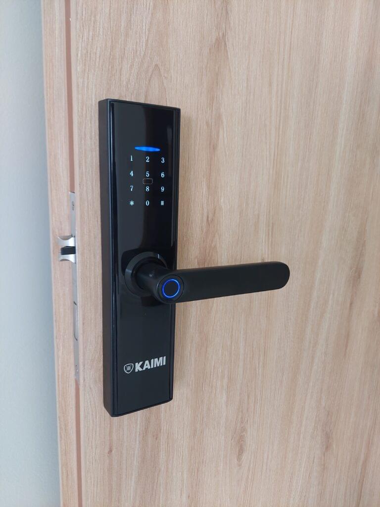 cài đặt khóa vân tay kaimi s12